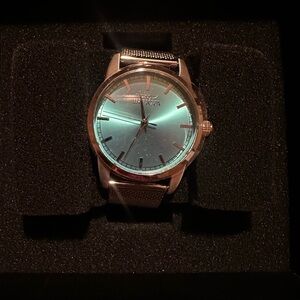 Invicta Silver & Blue Dial Women’s Watch